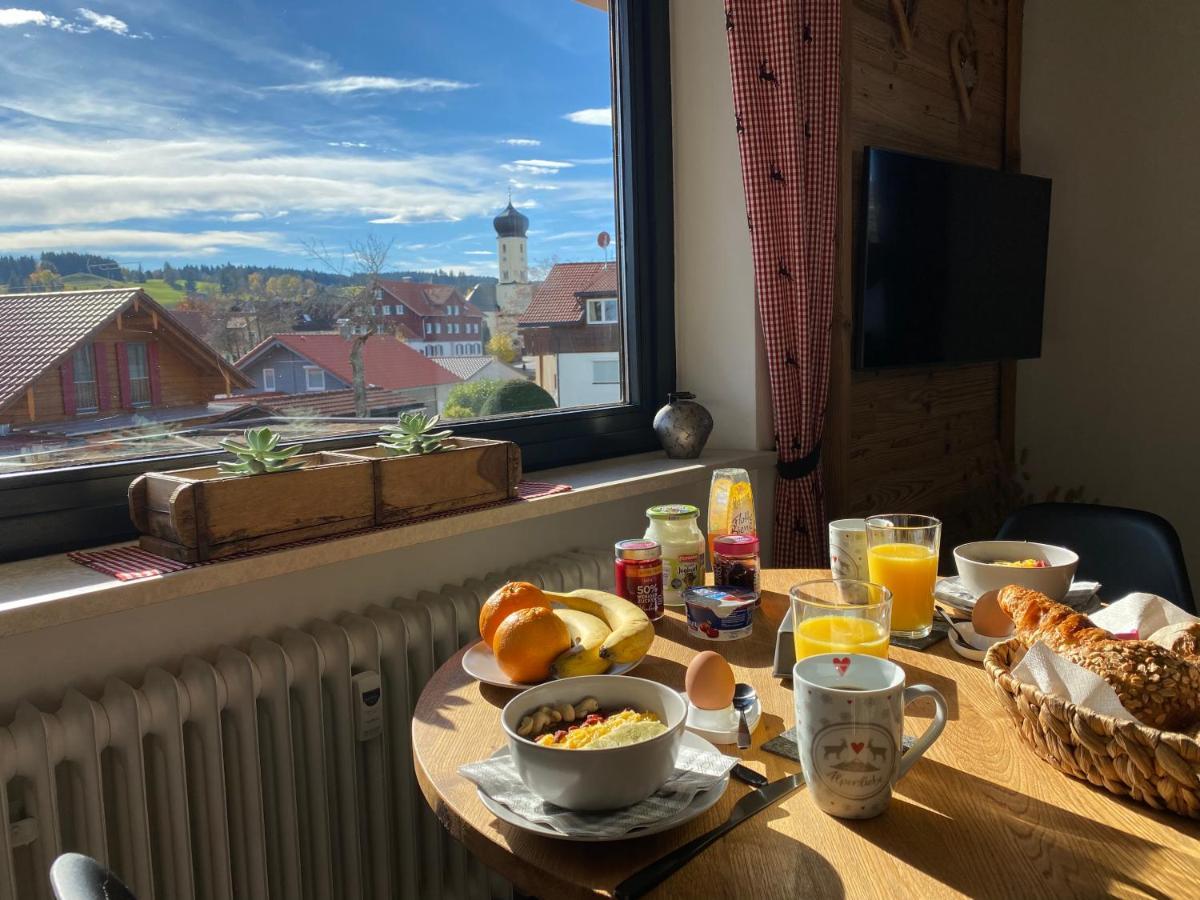 Ferienwohnung Hochgratglueck Oberreute Bagian luar foto